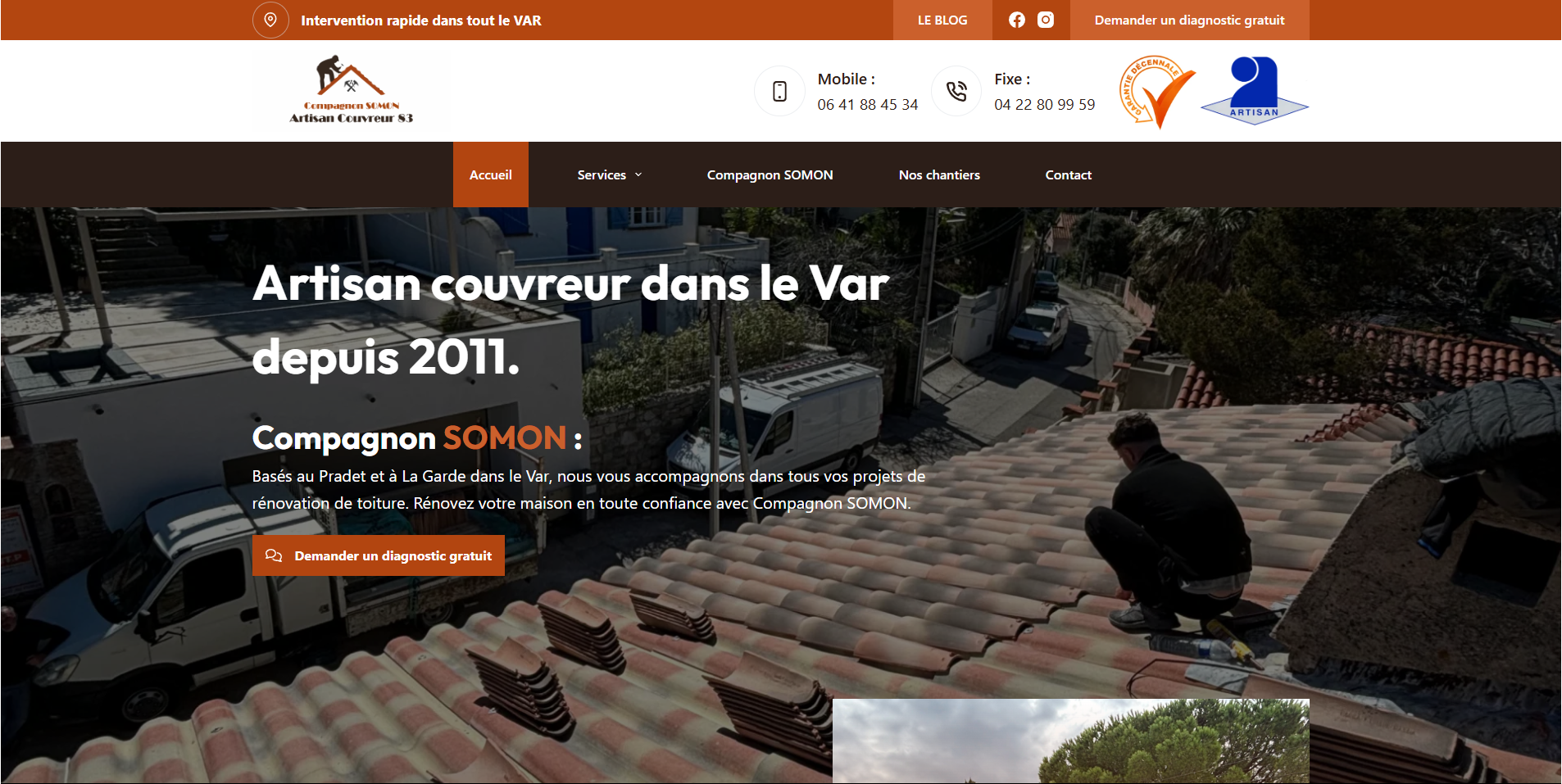 Site internet Compagnon SOMON