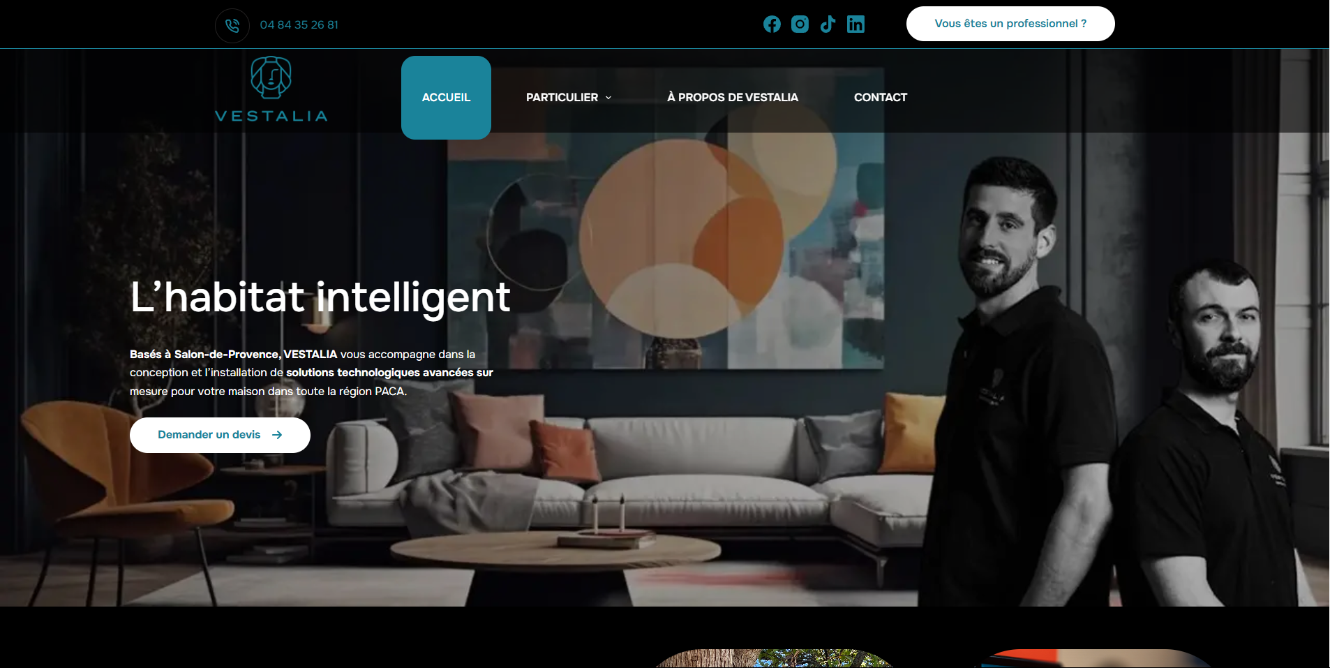 Site internet Vestalia