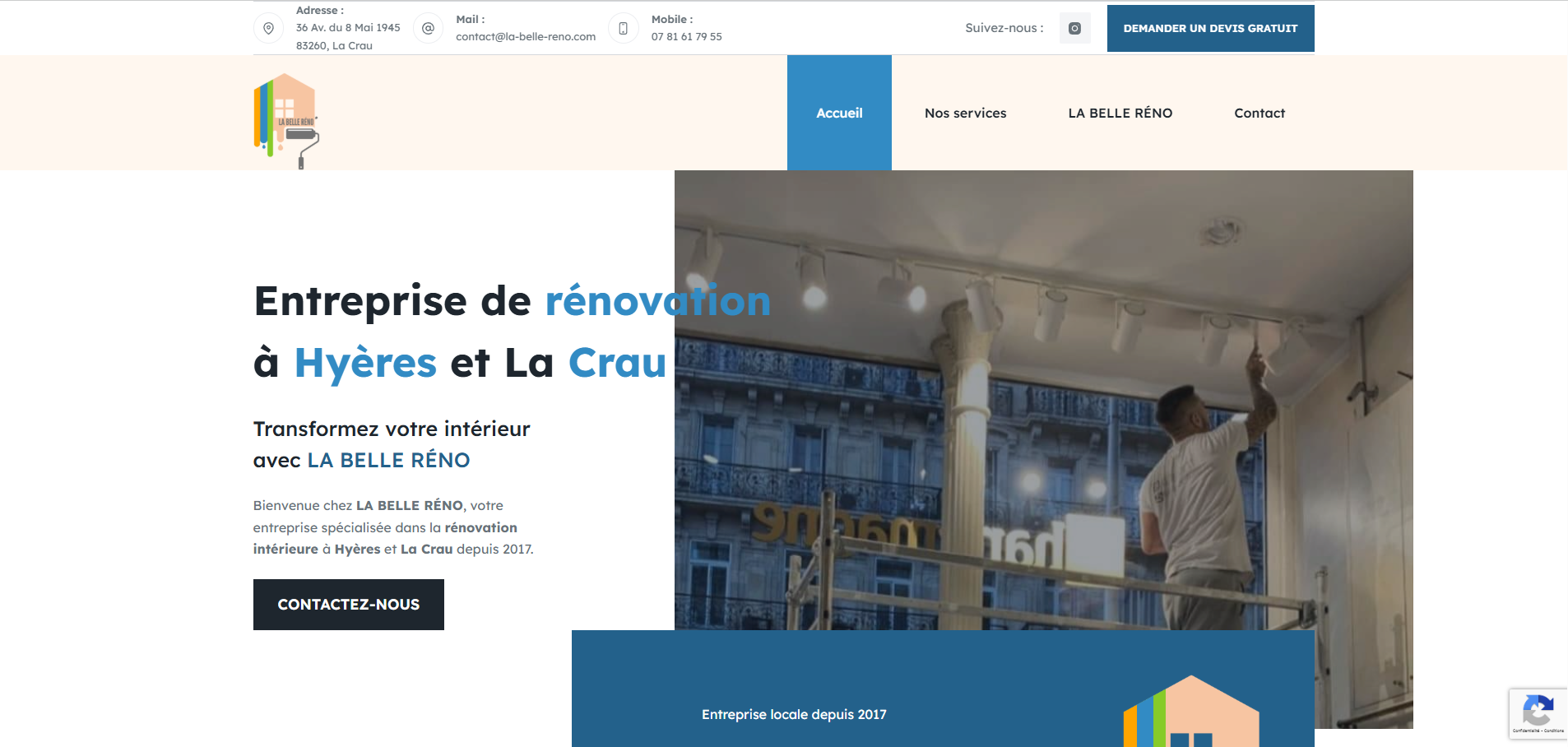 Nouveau site internet Corail