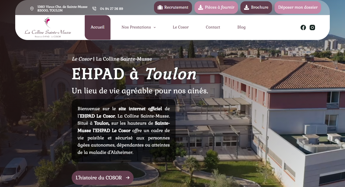 Site web Le Cosor