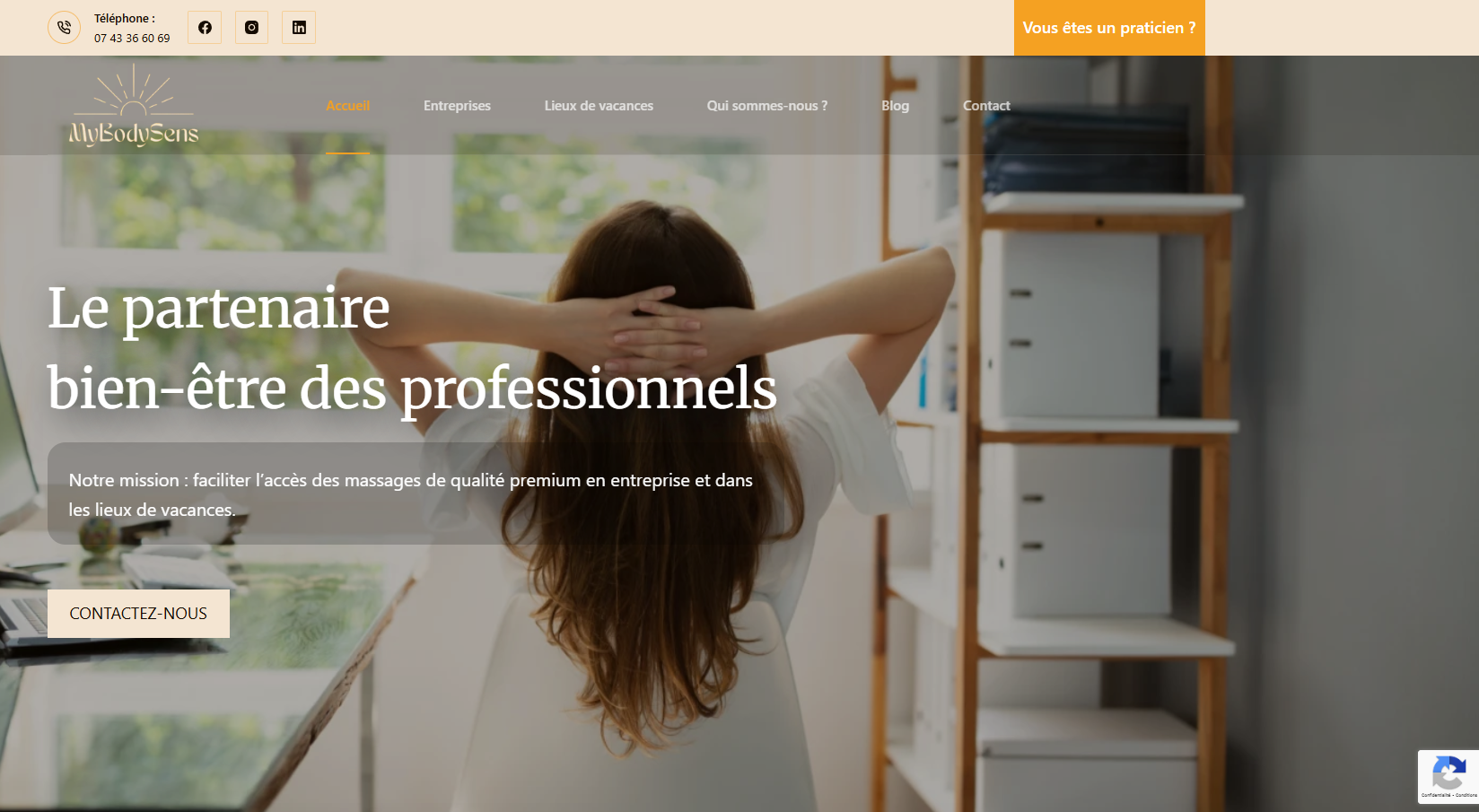 Site web mybodysens