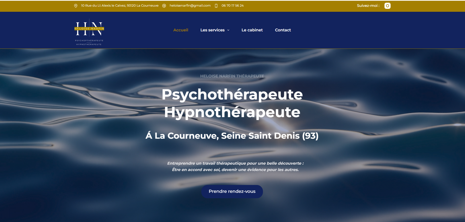 Site web Héloïse Narfin Paris