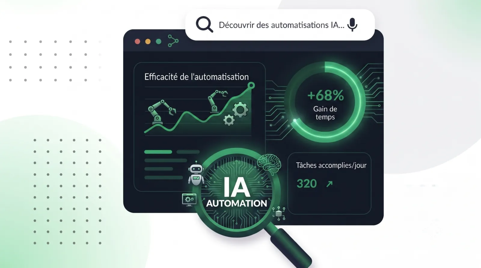 Accompagnement à l'automatisation et à l'IA des PME par l'agence Web'up