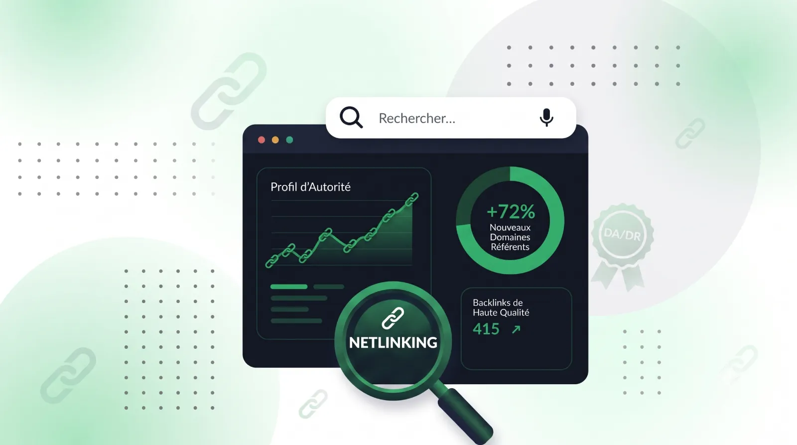 Netlinking SEO off-site : stratégie de liens thématiques par l'agence Web'up