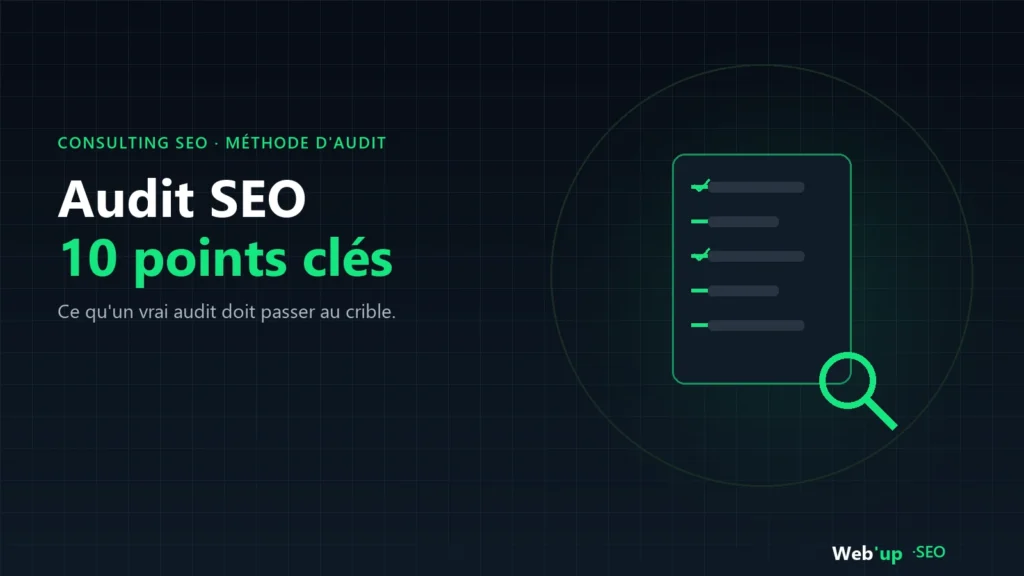 Audit SEO : les 10 points à passer au crible, technique, contenu et popularité
