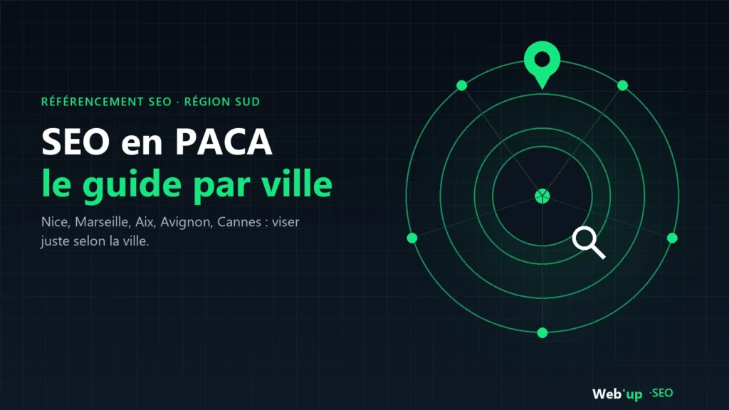 Référencement SEO en PACA : guide par ville, Nice, Marseille, Aix, Avignon, Cannes