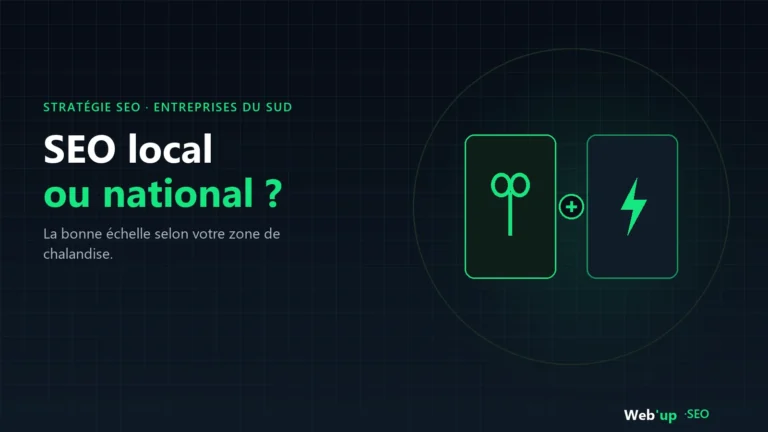 SEO local ou national : quelle échelle de référencement choisir pour une entreprise du Sud