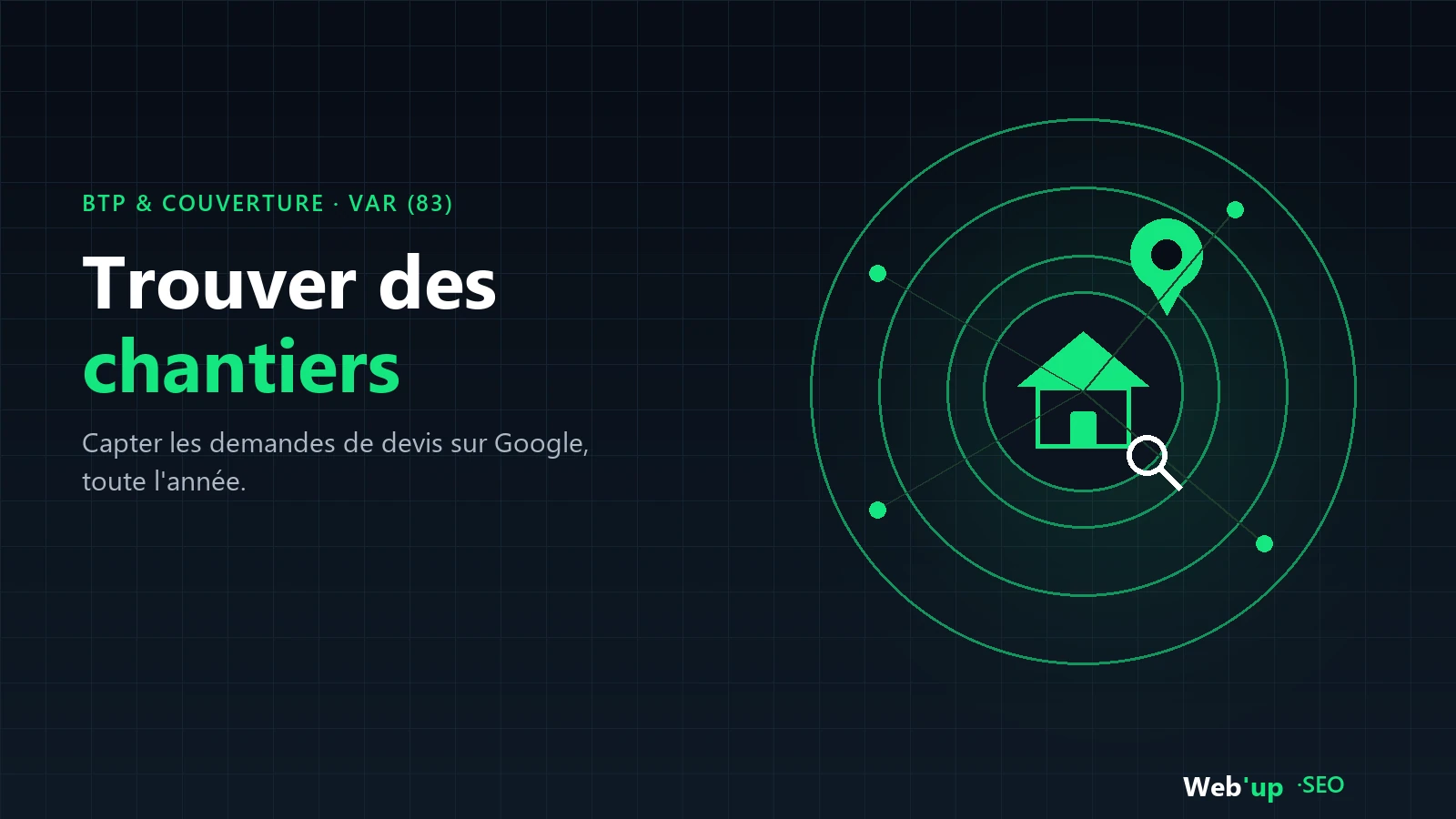 Référencement local pour artisans du bâtiment : trouver des chantiers via Google dans le Var