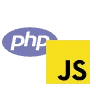 Logos PHP et JavaScript