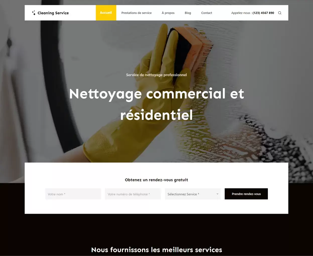 Site internet société de nettoyage à Toulon La Garde et Hyères dans le VAR (83)